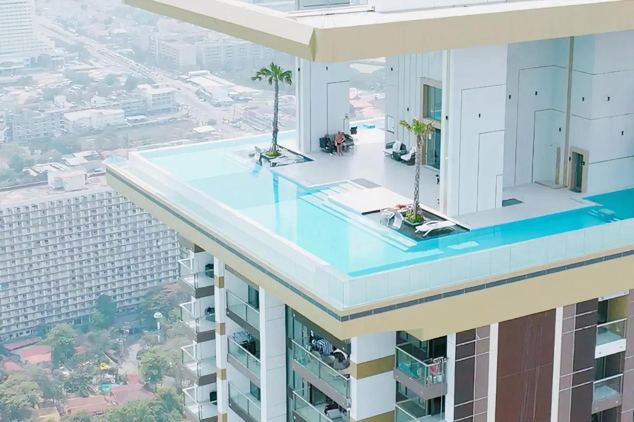 Luxury Sea View Room Beach Front Luxury 乔木提恩海滩 外观 照片